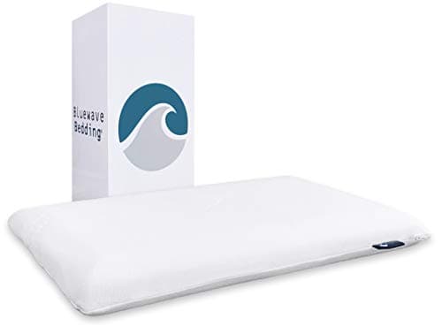 Bluewave Bedding Ultra Slim Gel-Infused Memory Foam Pillow, 2.75-Inch
