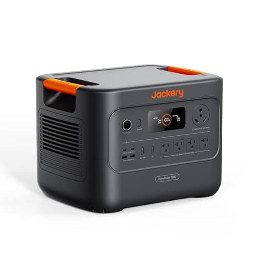 Jackery HomePower 3000 Portable Power Station with 3072Wh Capacity and 3600W Output