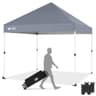 CROWN SHADES Premium Pop-Up Canopy Tent, Heavy-Duty Oxford Fabric Trade Show Shelter