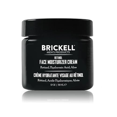 Brickell Men's Retinol Face Moisturizer Cream with Hyaluronic Acid and Vitamin E