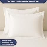 eBeddy Linens 800-Thread Count Egyptian Cotton Duvet Cover, 120" x 98"