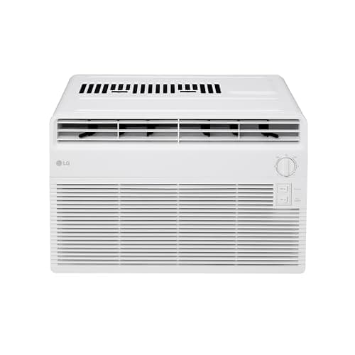 LG 5,000 BTU Ultra-Quiet Compact Window Air Conditioner with Mechanical Controls