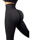 SUUKSESS High Waisted Scrunch Butt Lifting Seamless Gym Yoga Leggings