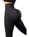 SUUKSESS High Waisted Scrunch Butt Lifting Seamless Gym Yoga Leggings