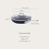 All-Clad HA1 Expert Nonstick 12-Inch Chef's Frying Pan with Ergonomic Handle and Lid
