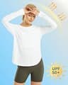 G4Free Women's UPF 50+ Long Sleeve Sun Protection Quick Dry Workout Shirt