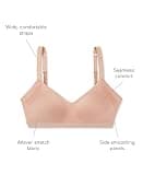 Warner's Easy Does It Underarm Smoothing Wireless Lightly Lined Comfort Bra