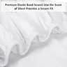 Lirex 300-Thread-Count Long-Staple Cotton Fitted Sheet for Shallow Beds