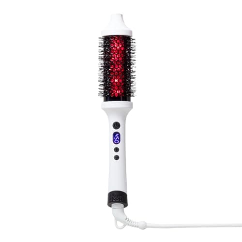 BondiBoost Infrared Thermal Brush with Aloe-Infused Bristles and Ceramic Barrel