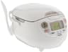 Zojirushi NS-ZCC10 Neuro Fuzzy Rice Cooker and Warmer, Premium White, 5.5-Cup