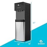 Avalon A4BLWTRCLR Bottom-Loading Water Cooler with BioGuard Anti-Microbial Coating