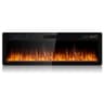 BOSSIN 60-Inch Ultra-Thin Silence Linear Electric Fireplace Wall Insert