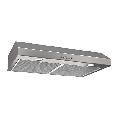 Broan-NuTone Glacier 30-Inch Under-Cabinet Range Hood, 375 CFM, 1.5 Sones