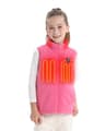 Venustas Kids Layering Heated Fleece Vest with 4 Zones and 7.4V Battery