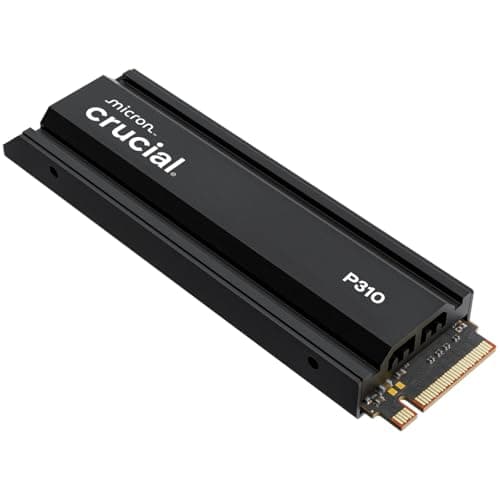 Crucial P310 2280 1TB PCIe Gen4 NVMe M.2 Solid State Drive with Pre-Installed Heatsink