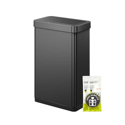 EKO Mirage X 21.1-Gallon Fingerprint-Resistant Motion Sensor Trash Can