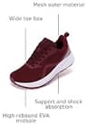 BRONAX Women's Wide Toe Box Anatomical Tennis and Daily Walking Shoe