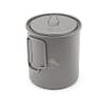 TOAKS Pure Titanium 750ml Ultralight Backpacking Pot with Folding Handles