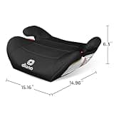 Diono Solana Lite Lightweight Backless Booster Car Seat with Built-in Cup Holders