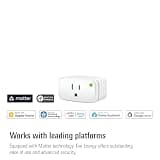 Eve Energy Matter Smart Plug with Thread and Advanced Power Tracking (2-Pack)