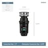 Moen Prep Series PRO GXP50C 1/2 HP Compact Continuous Feed Garbage Disposal