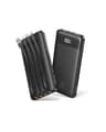 Orfeika 20,000mAh 20W PD Power Bank with 4 Built-In Cables and 6 Outputs