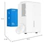 hOmeLabs 120-Pint Smart Wi-Fi Dehumidifier with Built-in Condensate Pump