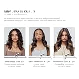 T3 SinglePass Curl X Extra-Long Barrel 1.5-Inch Ceramic Curling Iron Tool
