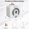4-Gallon Mini Tank Electric Under Sink Water Heater with Digital Display