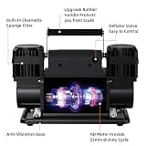 ALL-TOP 12.35 CFM 12V Portable Air Compressor with LCD Preset Controls