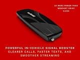 weBoost Dash Single-Device Wireless Charging Car and Truck Cell Booster