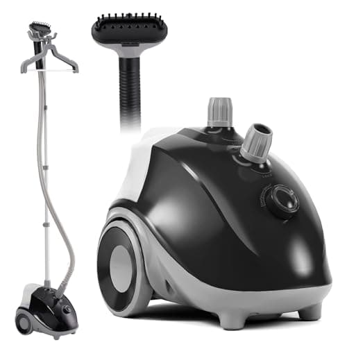Sweetcrispy Standing Garment Steamer with Auto-Off Safety Feature, 1500W