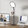 LitONES Edge-Lit Video Conference Light with Articulated C-Clamp Arm Stand