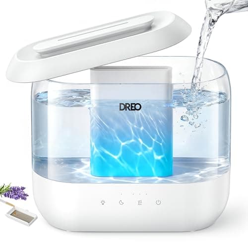 Dreo 4-Liter Top-Fill Ultrasonic Humidifier with Built-in Handle and Night Light