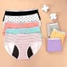Mesachy Breathable Cotton Menstrual Period Briefs, Moderate Absorbency Backup