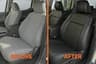 Clazzio Double Cab Manual Driver Black PVC Seat Covers for 3rd Gen Tacoma