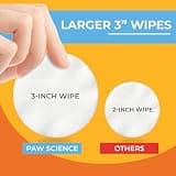 Paw Science 3% Chlorhexidine Cleansing Antiseptic Wipes with Aloe Vera