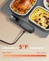 FEPPO XXL Roll-Up Silicone Electric Food Warming Mat for Large Events (35 x 16 In)