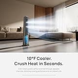 DREO TurboCool 765S Misting Tower Fan with 6-Liter Evaporative Cooling Tank