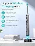 COSLUS C40 Sonic Electric Toothbrush with 47,000 VPM and Wireless Charge