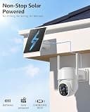 Dual-Band WiFi 2K Solar Security Camera System with AI Detection, 4-Camera Kit