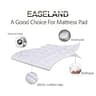 EASELAND Pillow Top Mattress Pad with Breathable Down Alternative Fill