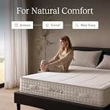 Awara Natural Hybrid 10-Inch Organic Latex and New Zealand Wool Mattress