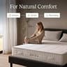 Awara Natural Hybrid 10-Inch Organic Latex and New Zealand Wool Mattress