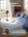 Dreo 2026 Upgraded Standing Room Fan with 90ft Bionic Blade Airflow Tech