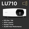 BenQ LU710 WUXGA 16:10 Laser Golf Simulator Projector, 4000 ANSI Lumens