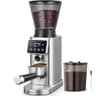 AMZCHEF Electric Coffee Grinder with 48 Settings and LED Control Panel