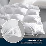 Serta Queen Size Hypoallergenic Goose Feather & Down Fiber Bed Comforter