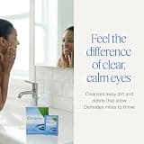 Cliradex Natural Face, Eyelash, and Eyelid Cleanser Towelettes with T4O