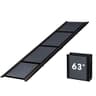 HBTower 63-Inch Premium Aluminum Alloy Folding Dog Ramp for Cars with Anti-Slip Rug